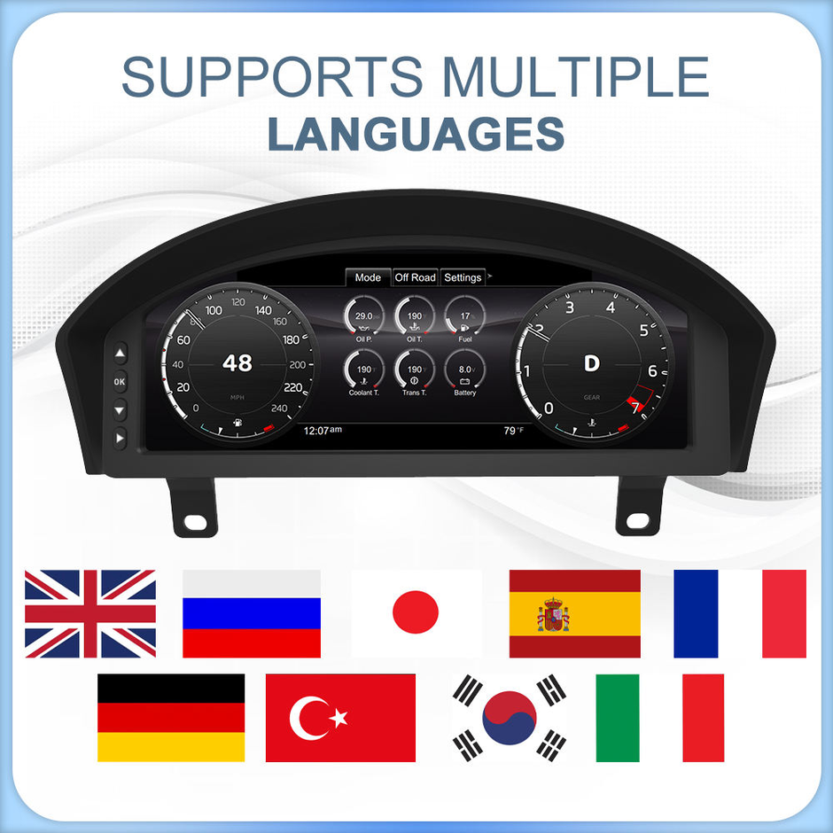 Land Rover Defender 2012-2016 Digital Cluster