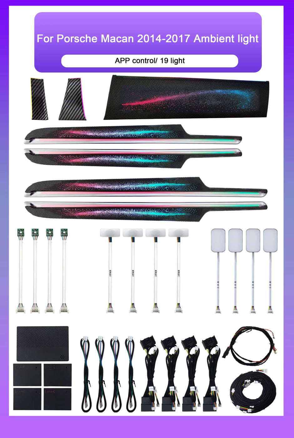 Porsche MACAN 2018-2025  Ambient Light