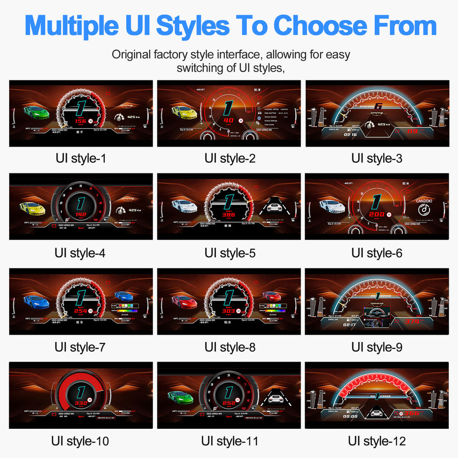 Lamborghini Gallardo 2004-2015 Digital Cluster