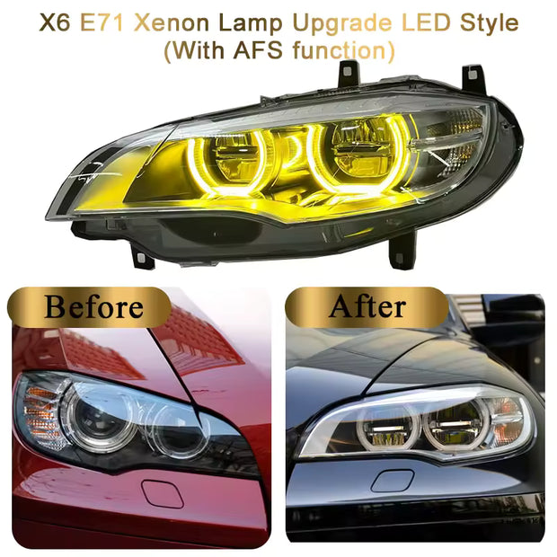 BMW X6 E71 2007-2013 Headlights