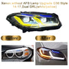 BMW 5 Series F10 Headlight 2011-2017 Yellow White DRL
