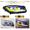 BMW 5 Series F10 Headlight 2011-2017 Yellow White DRL