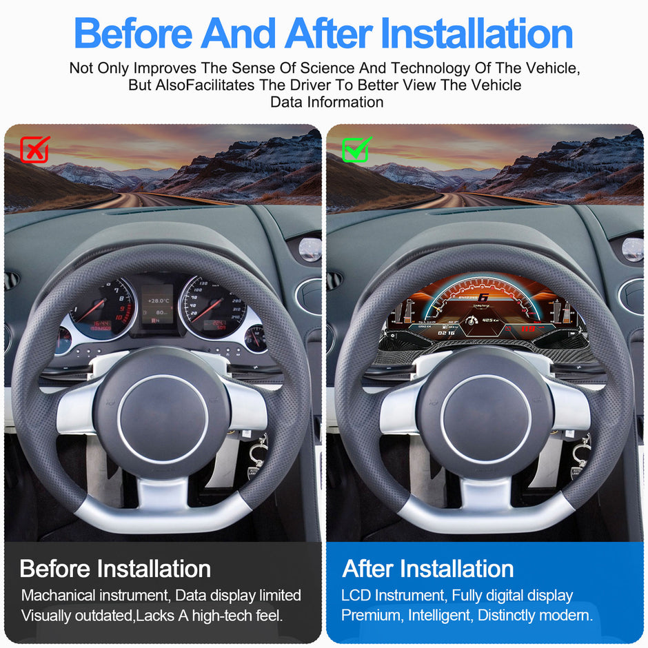 Lamborghini Gallardo 2004-2015 Digital Cluster