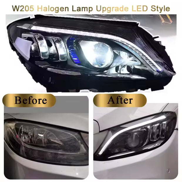 Mercedes Benz C Class W205 Headlights
