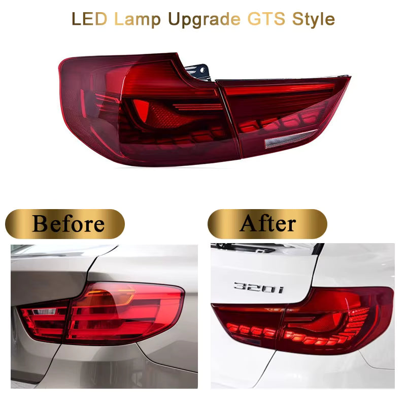 BMW 3 Series GT F34 GTS OLED LED Style Tail Light Rear Lamps Plug and Play
