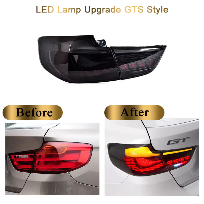 BMW 3 Series GT F34 GTS OLED LED Style Tail Light Rear Lamps Plug and Play
