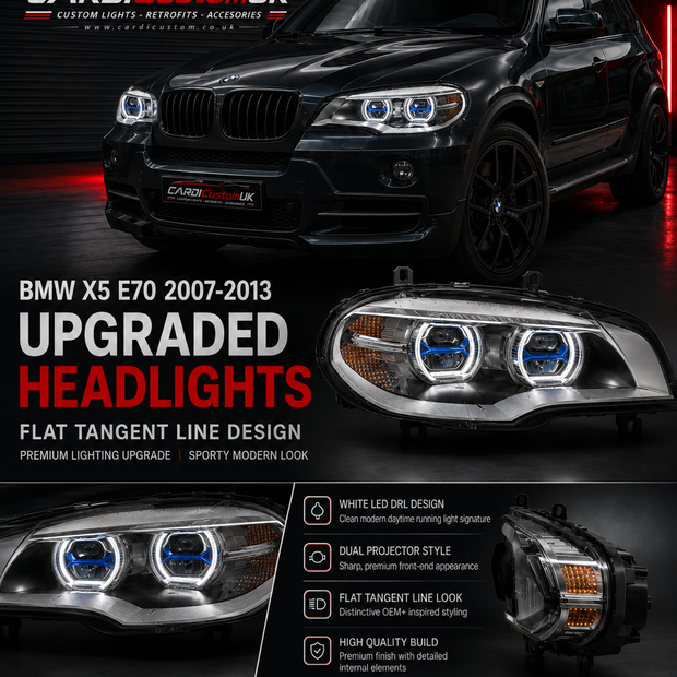 BMW X5 E70 Headlights