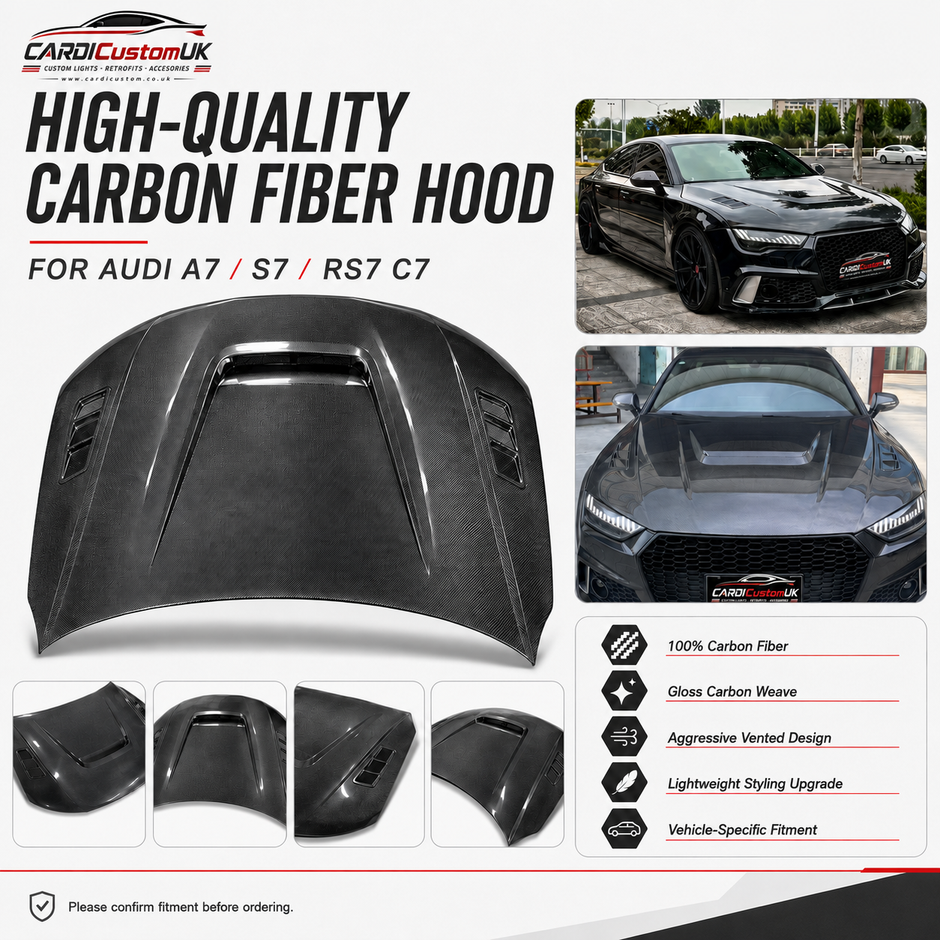 Audi Carbon Fibre Bonnet
