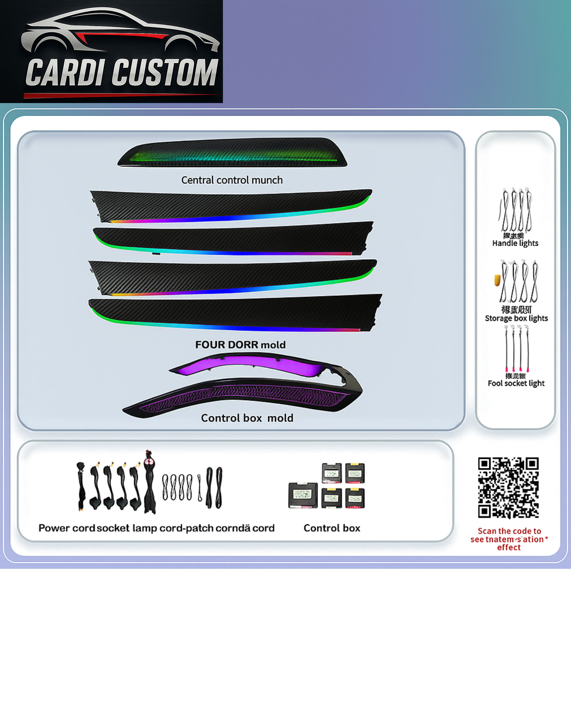 Audi A4 B8 2009-2016 18 Ambient Lights