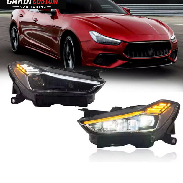 Maserati Ghibli 2014-2019 Headlights