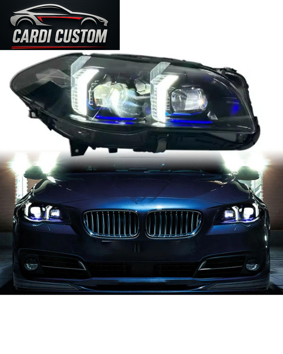 BMW 5 Series F10  Lights Full LED Headlights New Update 2025 Style Plug and Play