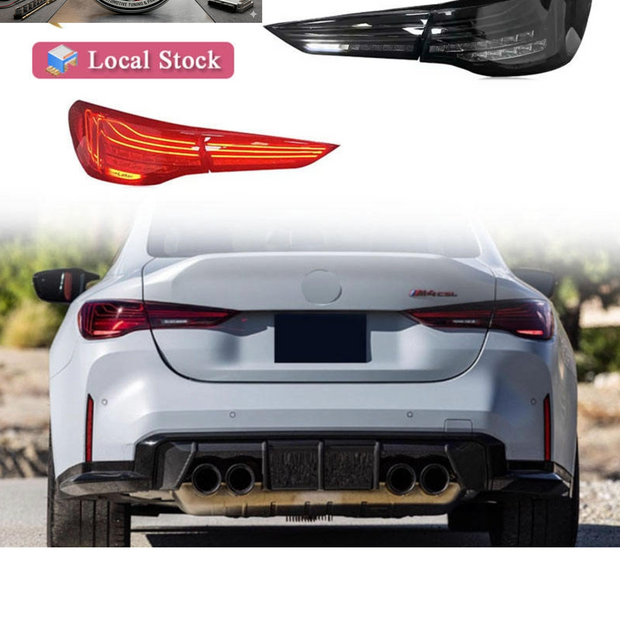 BMW G82 M4 & G22 4 Series CSL Laser Style Taillights Plug & Play