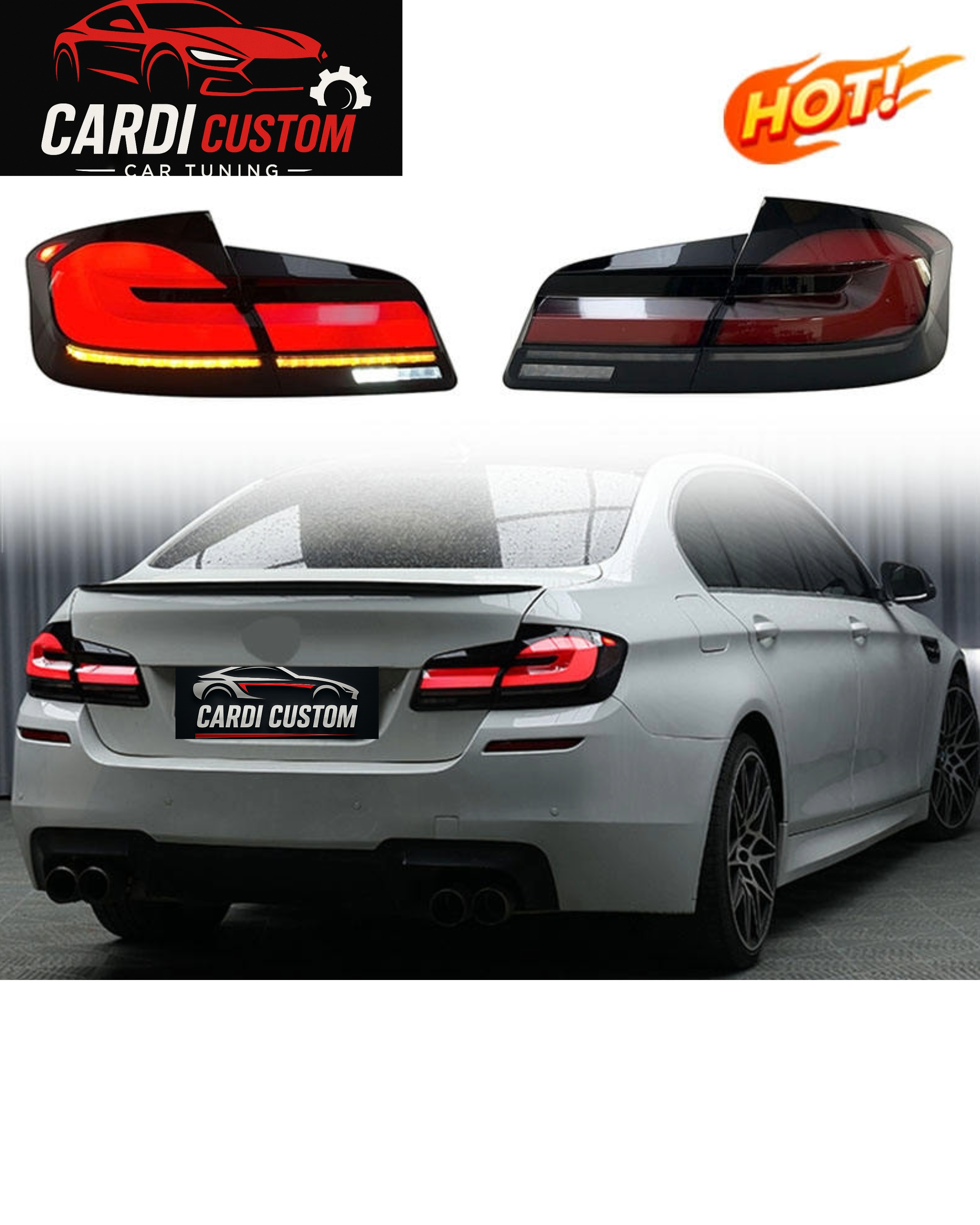 BMW 5 Series F10 F18 Taillight Assembly 2011-2017