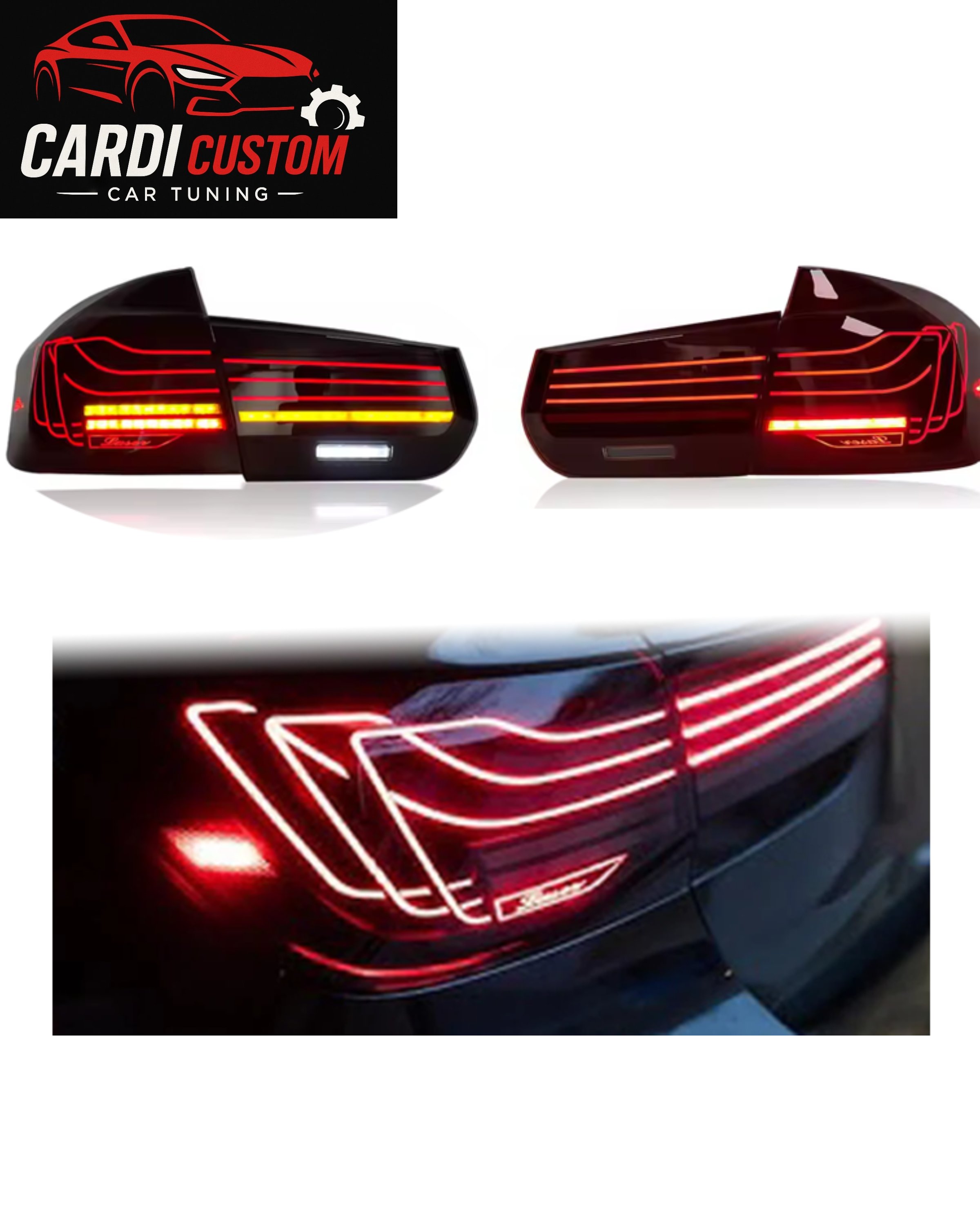 BMW 3-Series 2013-2018 Taillights