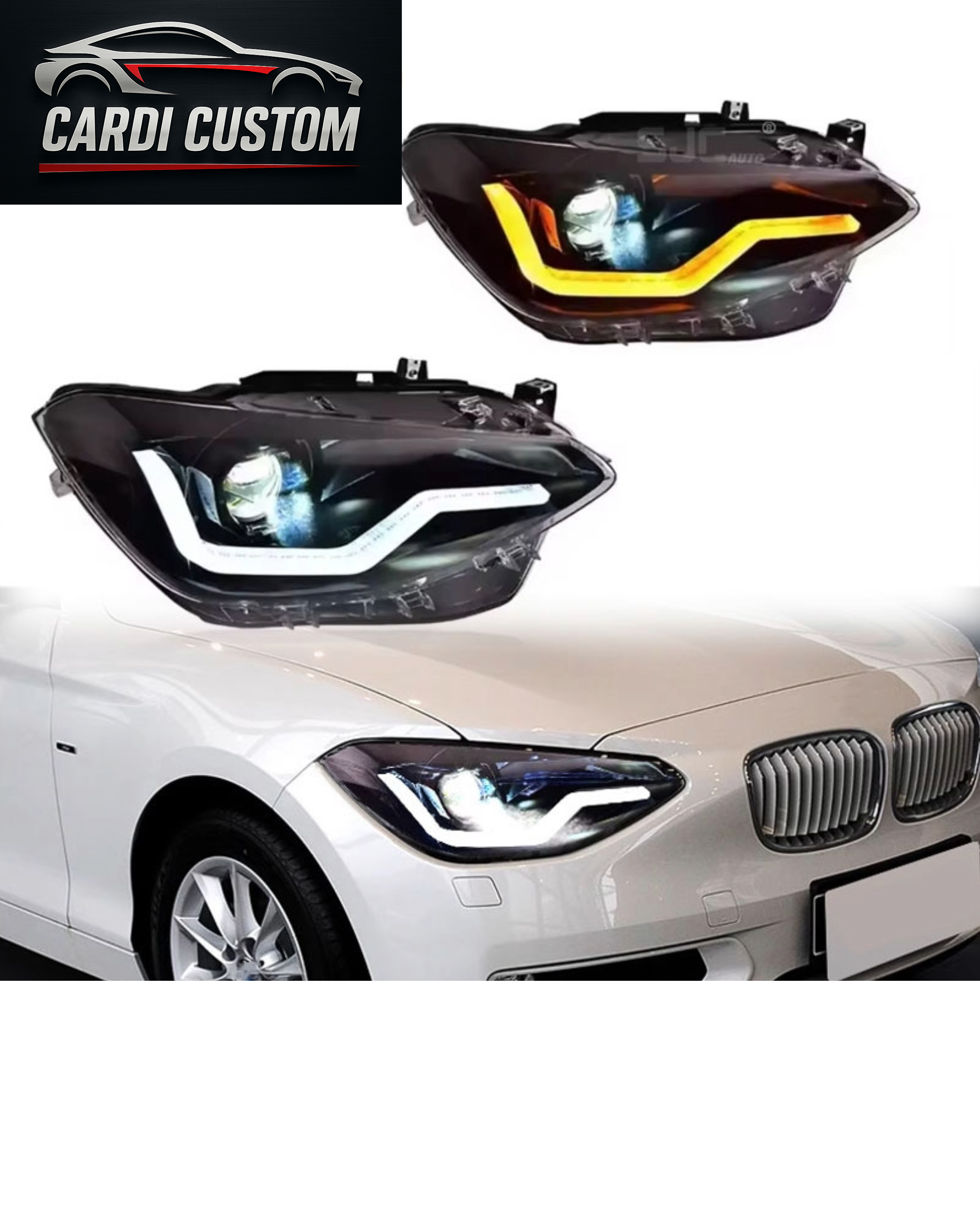 BMW 1 Series F20 2012-2015 Headlamps for BMW M1 F20