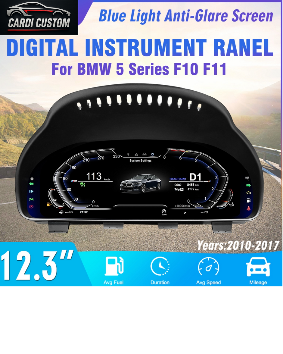 BMW 5 Series F10 F11 F18 Virtual Cockpit