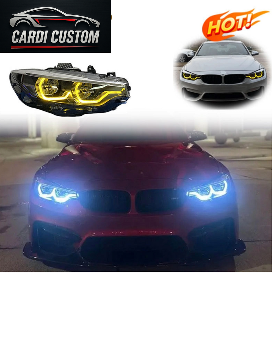 BMW F32 F33 F36 F80 F82 M3 M4 Yellow/White DRL Headlights