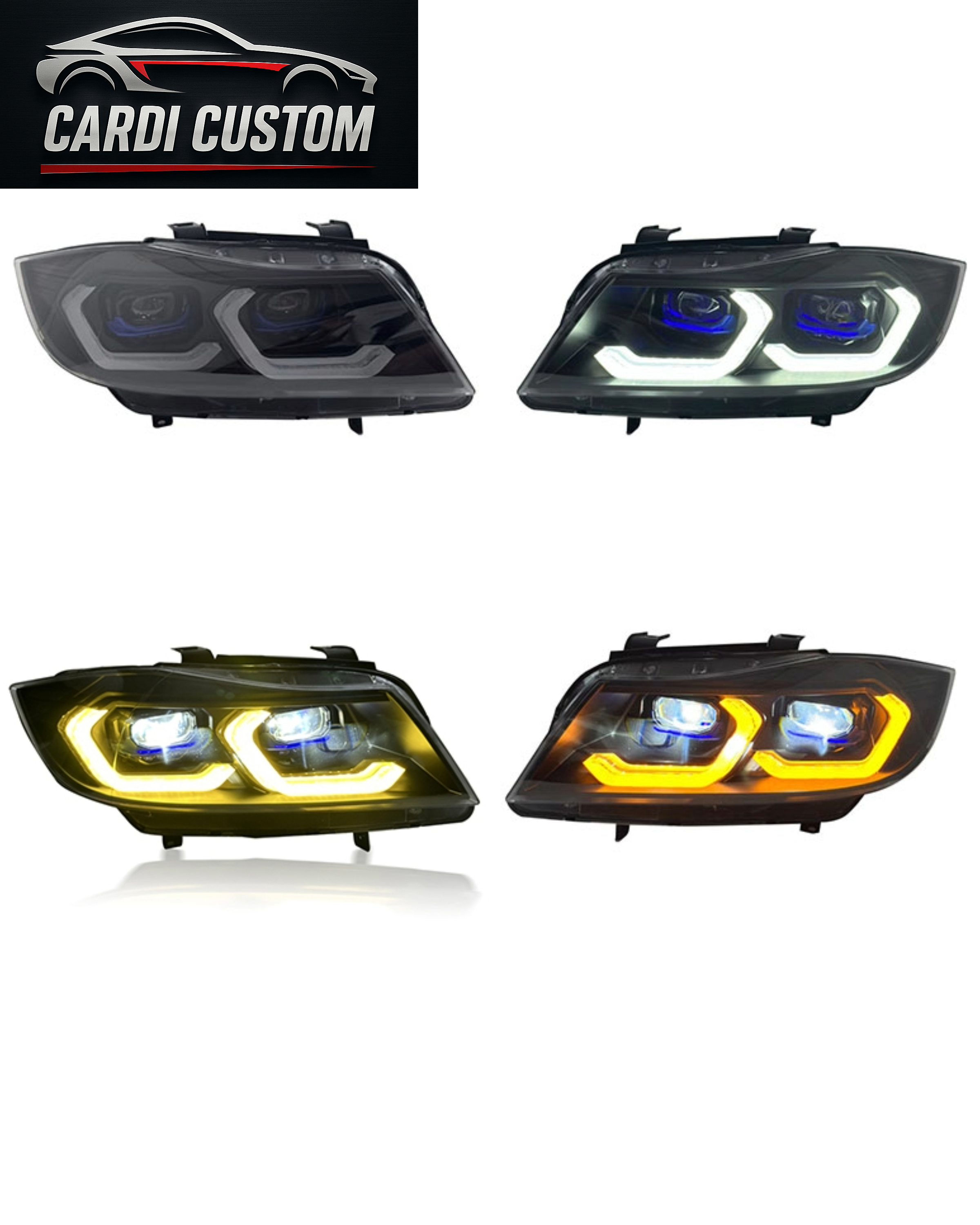 BMW 3 Series E90 E91 Headlights 05-11