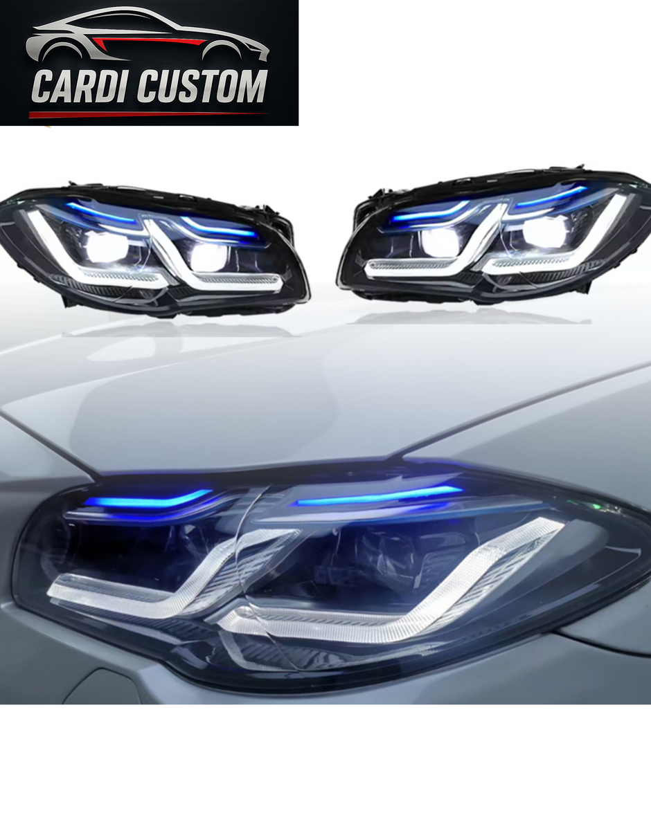 BMW 5 Series 2011-2017 F10 F18 Head Lamp Assembly Modified LED Lens Headlight