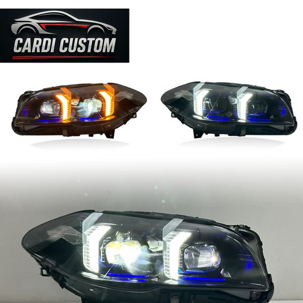 BMW 5 Series F10  Lights Full LED Headlights New Update 2025 Style Plug and Play