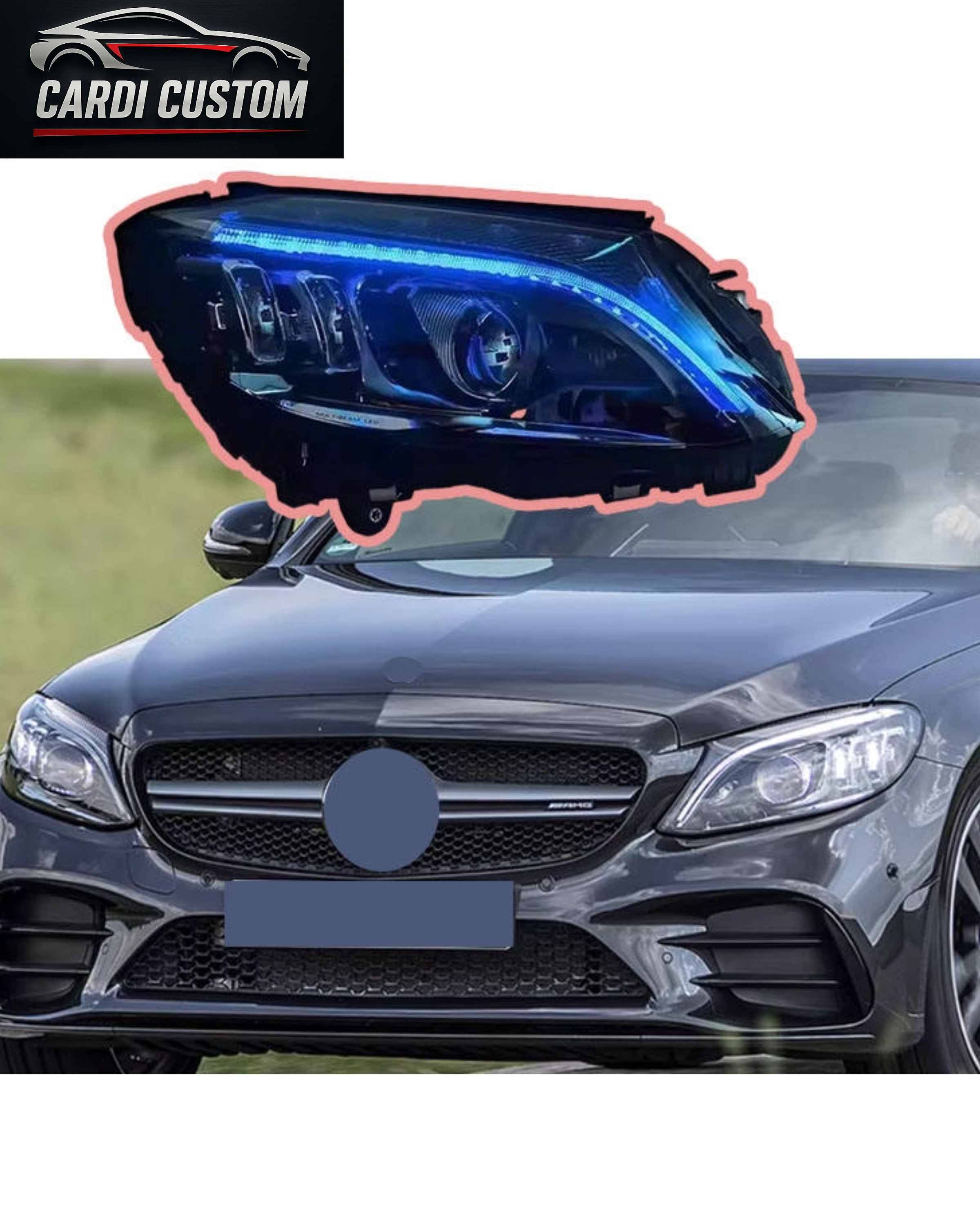 Mercedes Benz C Class W205 Headlights