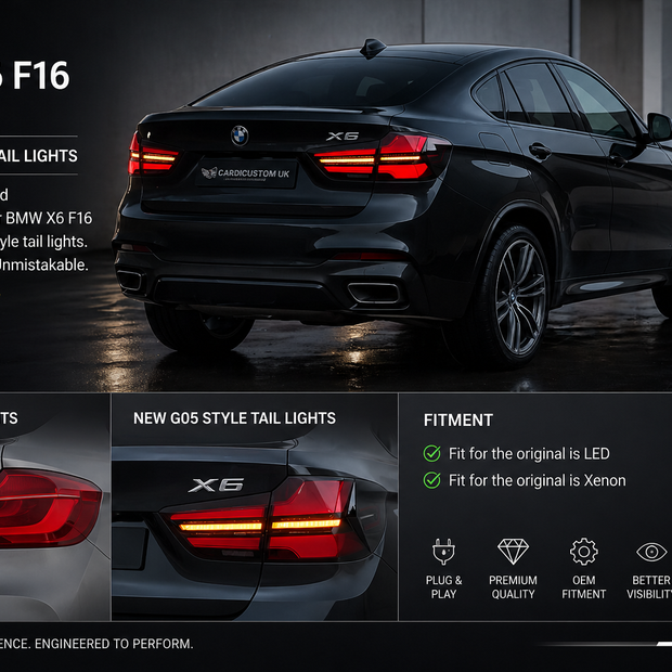 BMW X6 F16 2014-2019 Taillight
