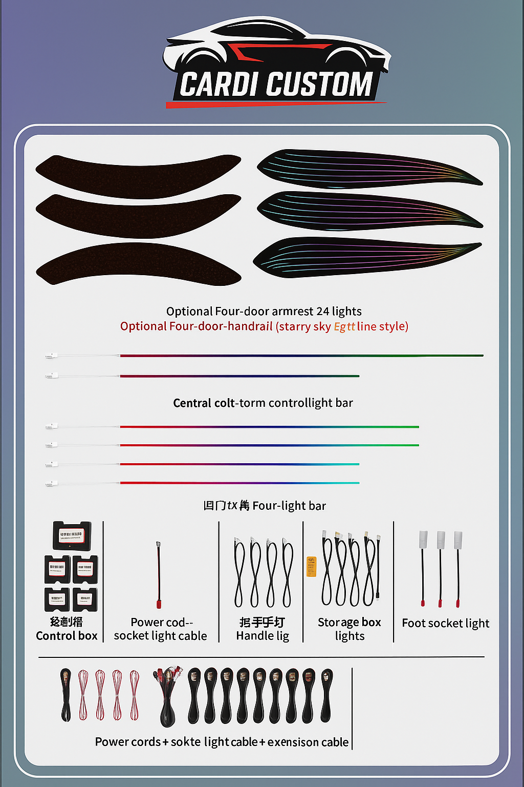 BMW 4 Series / Gran Coupe F36 F33 F32 F30 Ambient Light