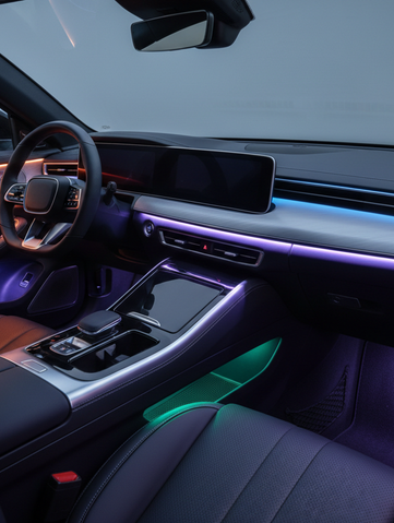 Car ambient lights system 