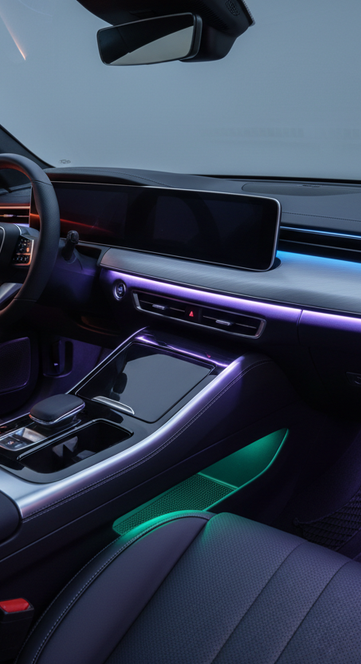 Car ambient lights system 