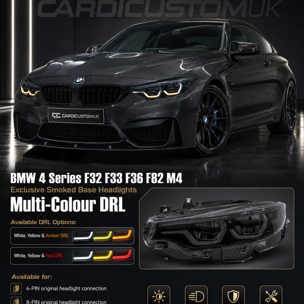 BMW 4 Series F32 F33 F36 F82 M4 Headlights