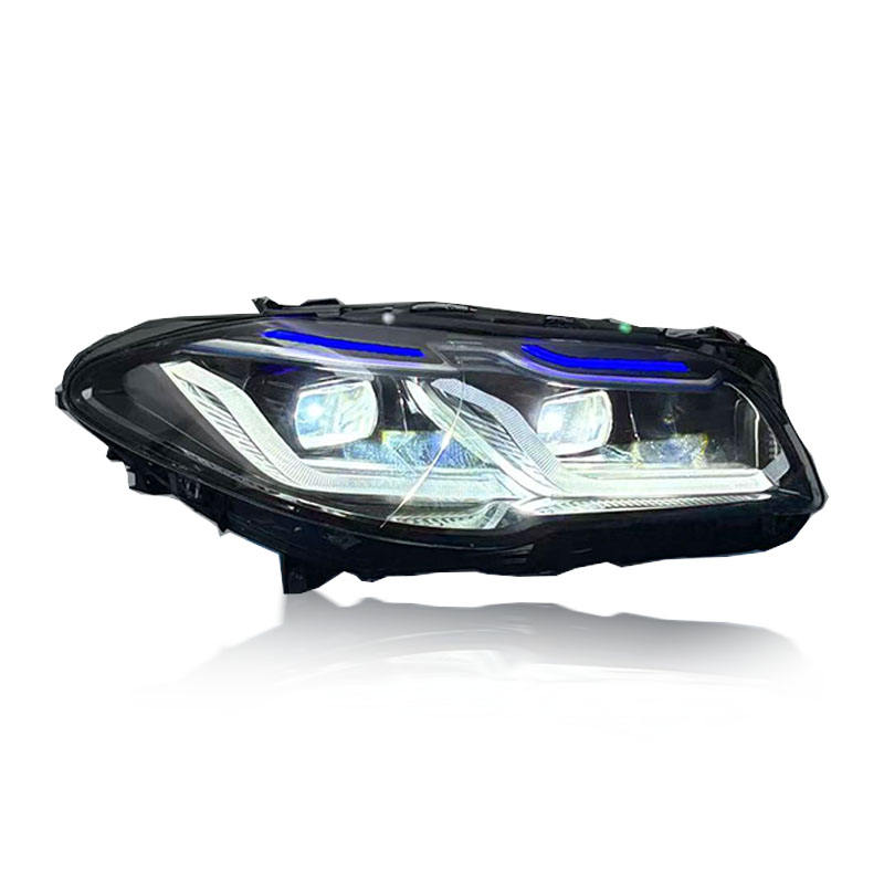 BMW 5 Series F10 Headlight 2011-2017 Yellow White DRL