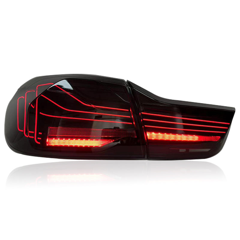 BMW 4 Series F82 F32 F33 F36 F83 M4 Taillights 2014-2020  Upgrade CSL Rear LED Lamp + Dynamic Turn Signal