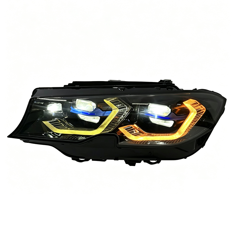 BMW 3-Series G20 G28 Smoked Dual Color Headlights