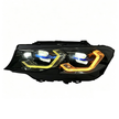 BMW 3-Series G20 G28 Smoked Dual Color Headlights