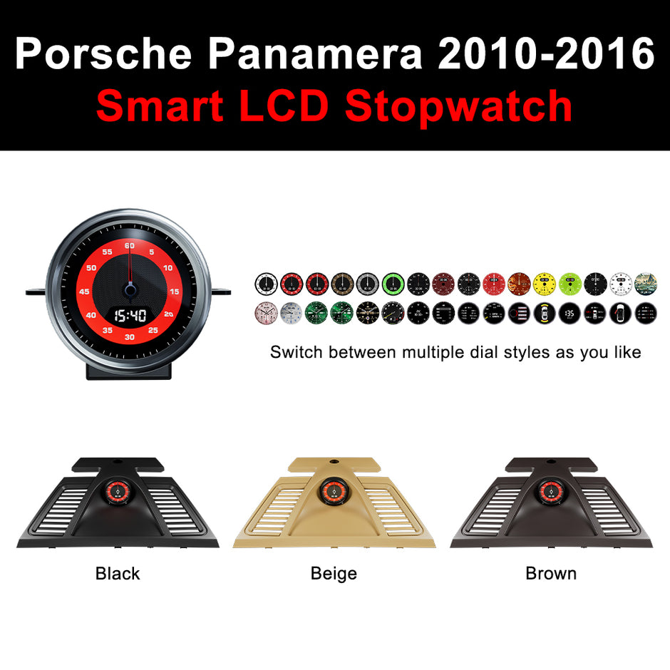 Porsche Panamera 2010-2016 LCD Stopwatch