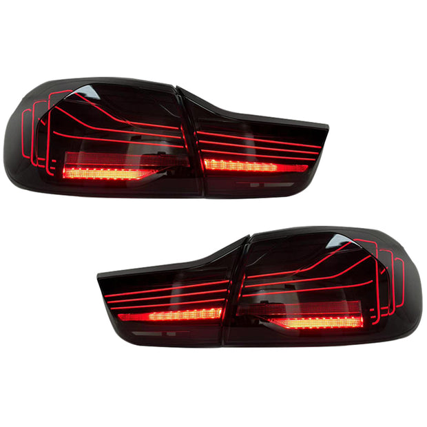 BMW 4 Series F82 F32 F33 F36 F83 M4 Taillights 2014-2020  Upgrade CSL Rear LED Lamp + Dynamic Turn Signal