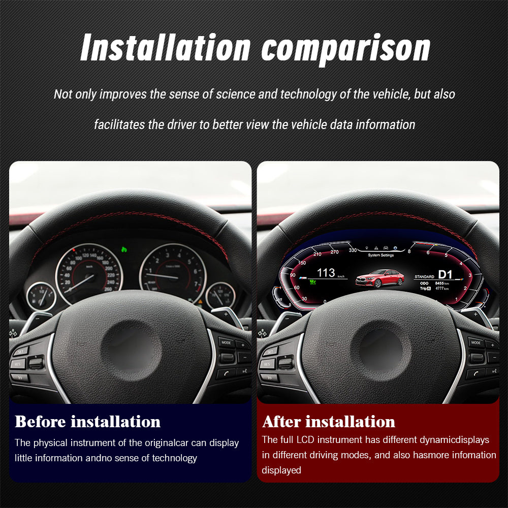 BMW 3 Series F34 2013-2017 Digital Cluster