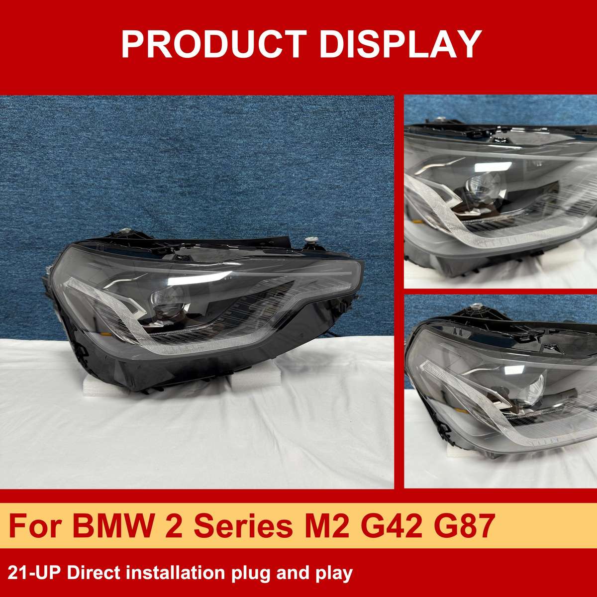 BMW 2 Series M2 G42 G87 2021-UP Headlights