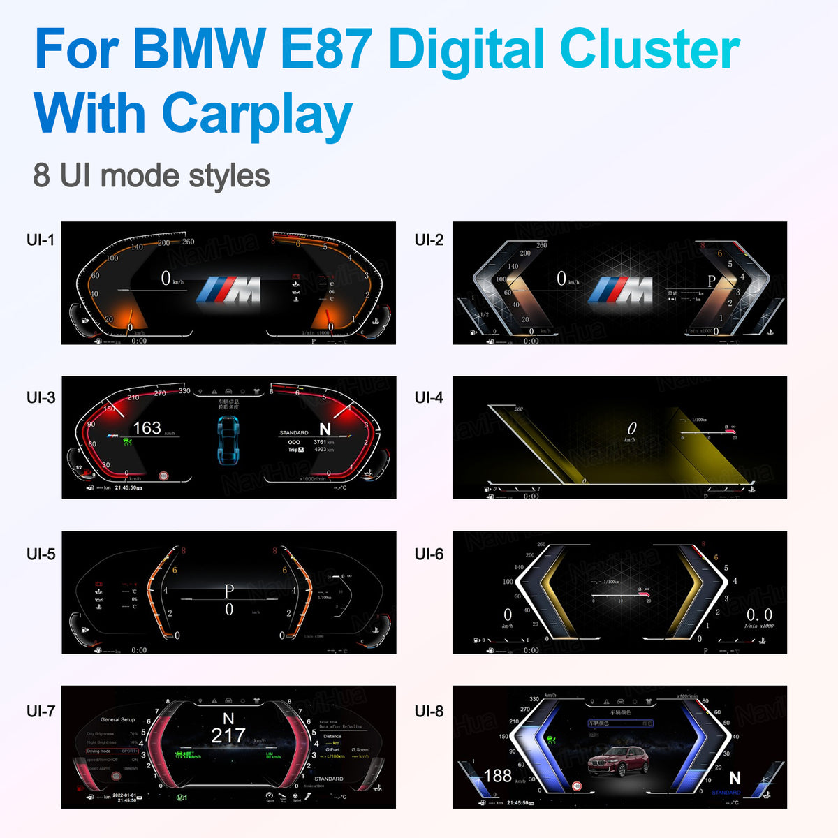 BMW E87 2006-2011 Digital Cluster