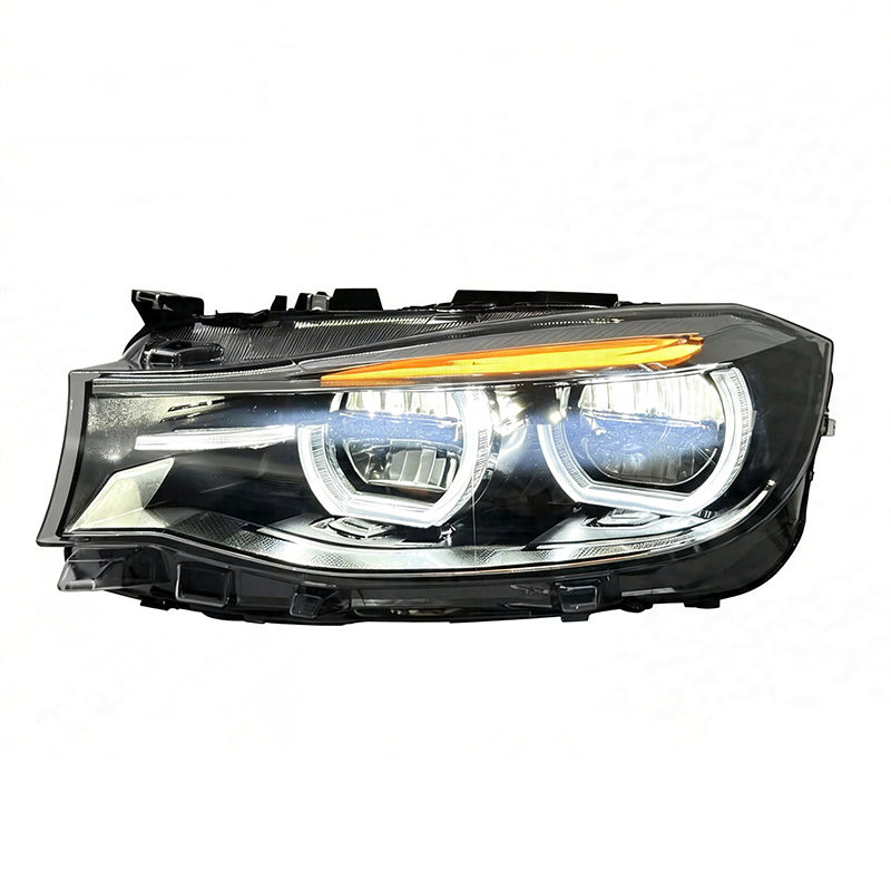 BMW 3 Series GT F34 Angel Eye Headlights with Dual-Colour White and Yellow DRLs,