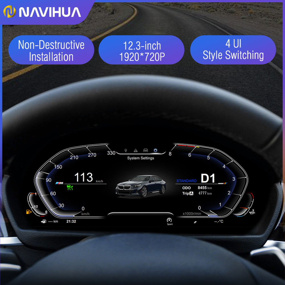 BMW 5 Series F10 F11 F18 Virtual Cockpit