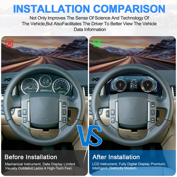 Land Rover Range Rover Sport Discovery 3 2005-2009 Digital Dashboard