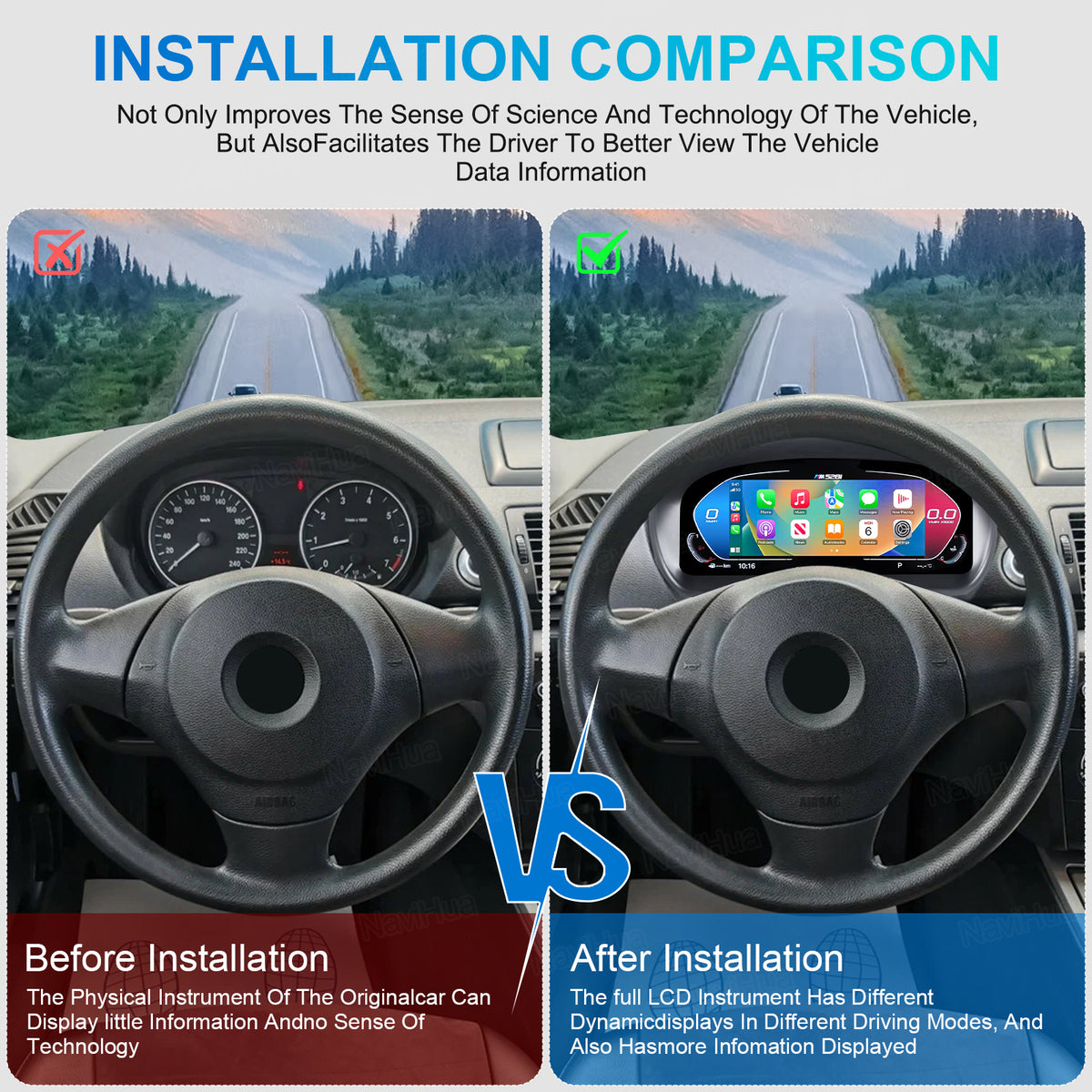 BMW E87 2006-2011 Digital Cluster