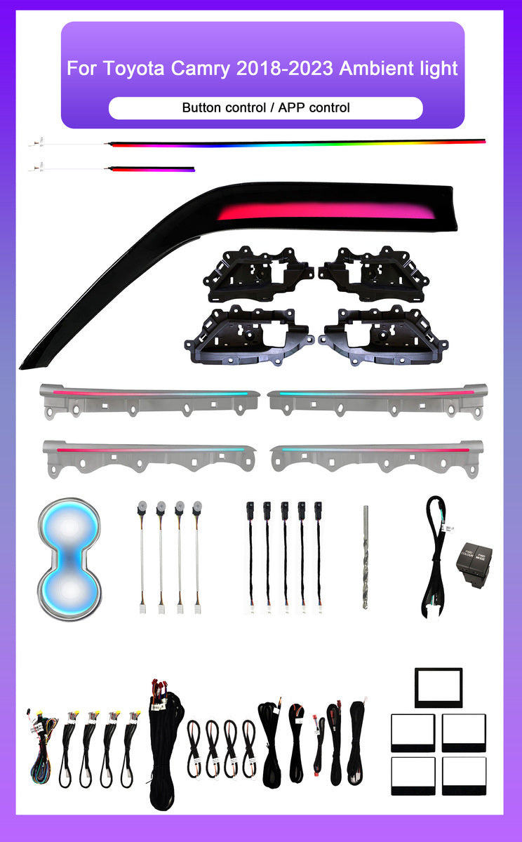 Toyota Camry 8th 2018-2023 Ambient Lighting