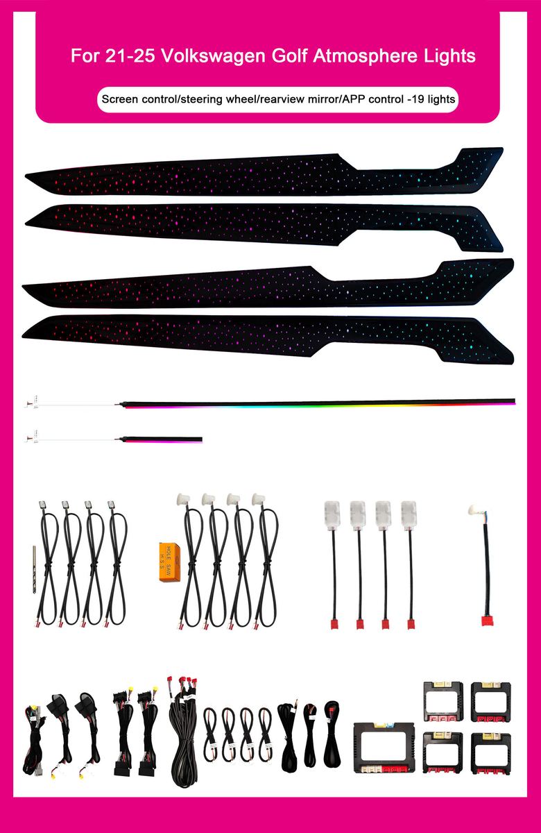 Volkswagen Golf 8 2021-2025 Ambient Lights