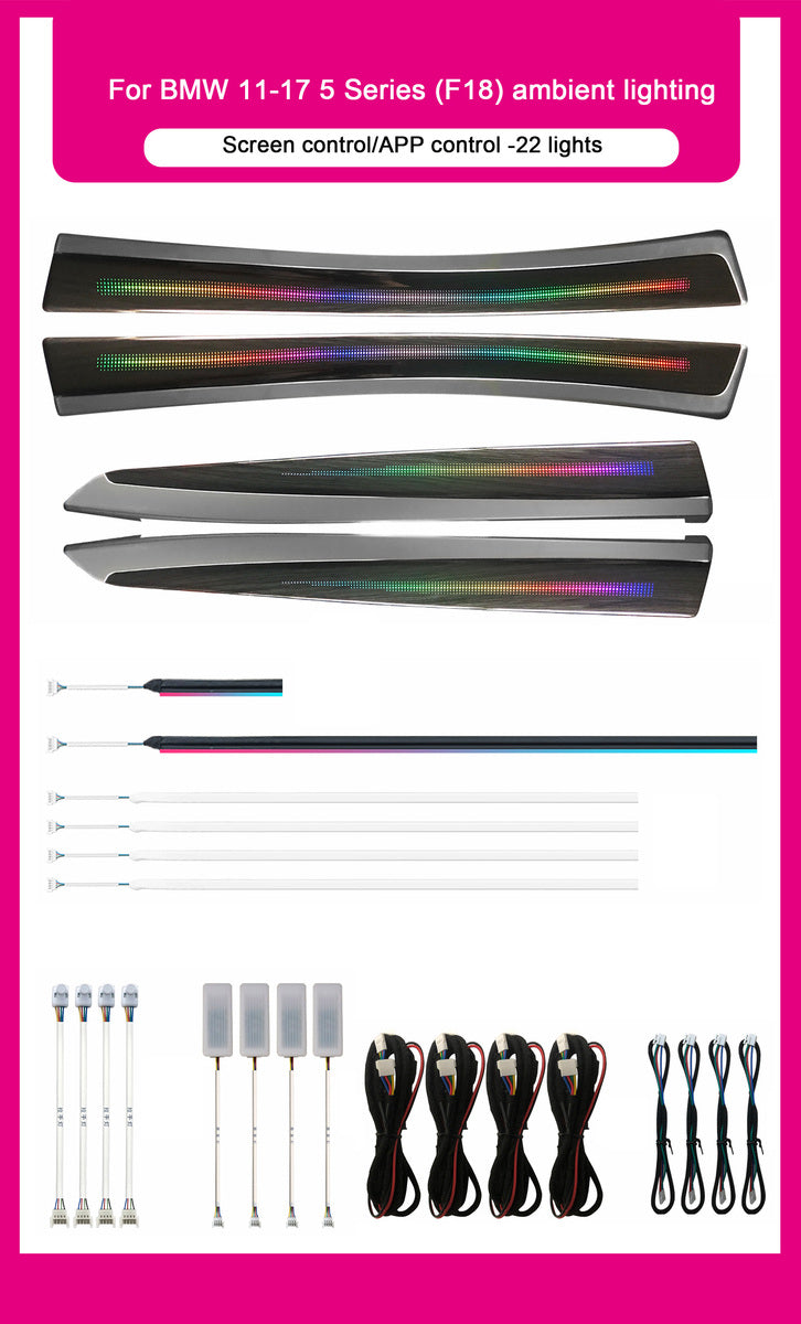 BMW 5 Series 2011-2017 F18 F10 Ambient Lights