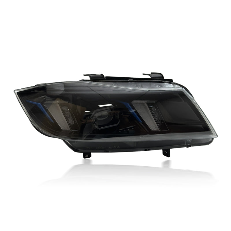 BMW 3 Series E90 E91 Snake Eye White DRL Headlights