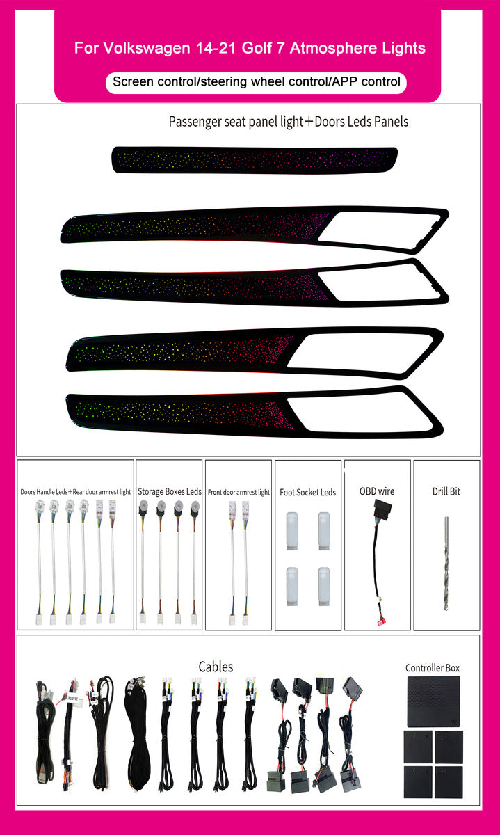 Volkswagen Golf MK7 2014-2020 Ambient Light