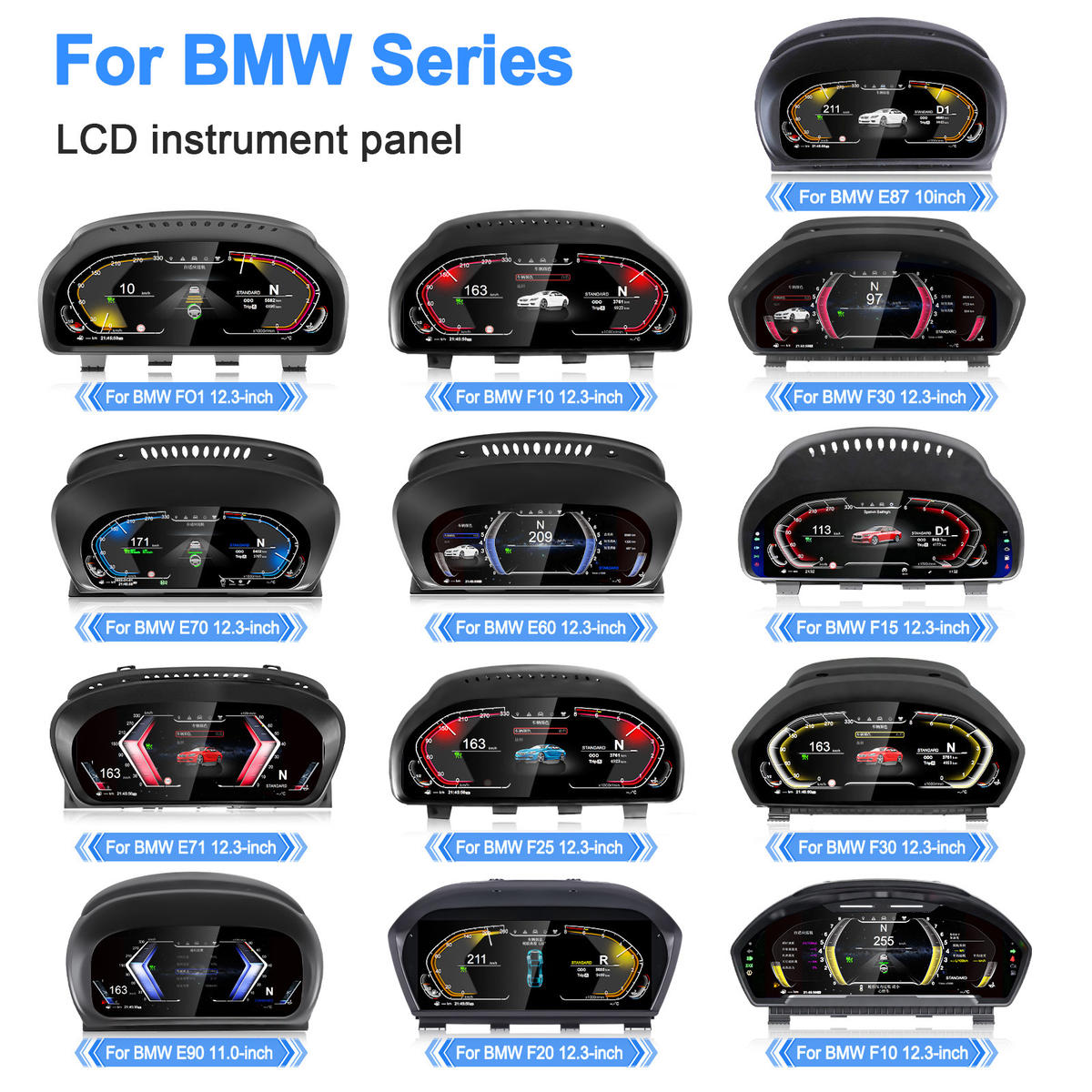BMW X1 E84 2009-2015 Car Digital Cluster