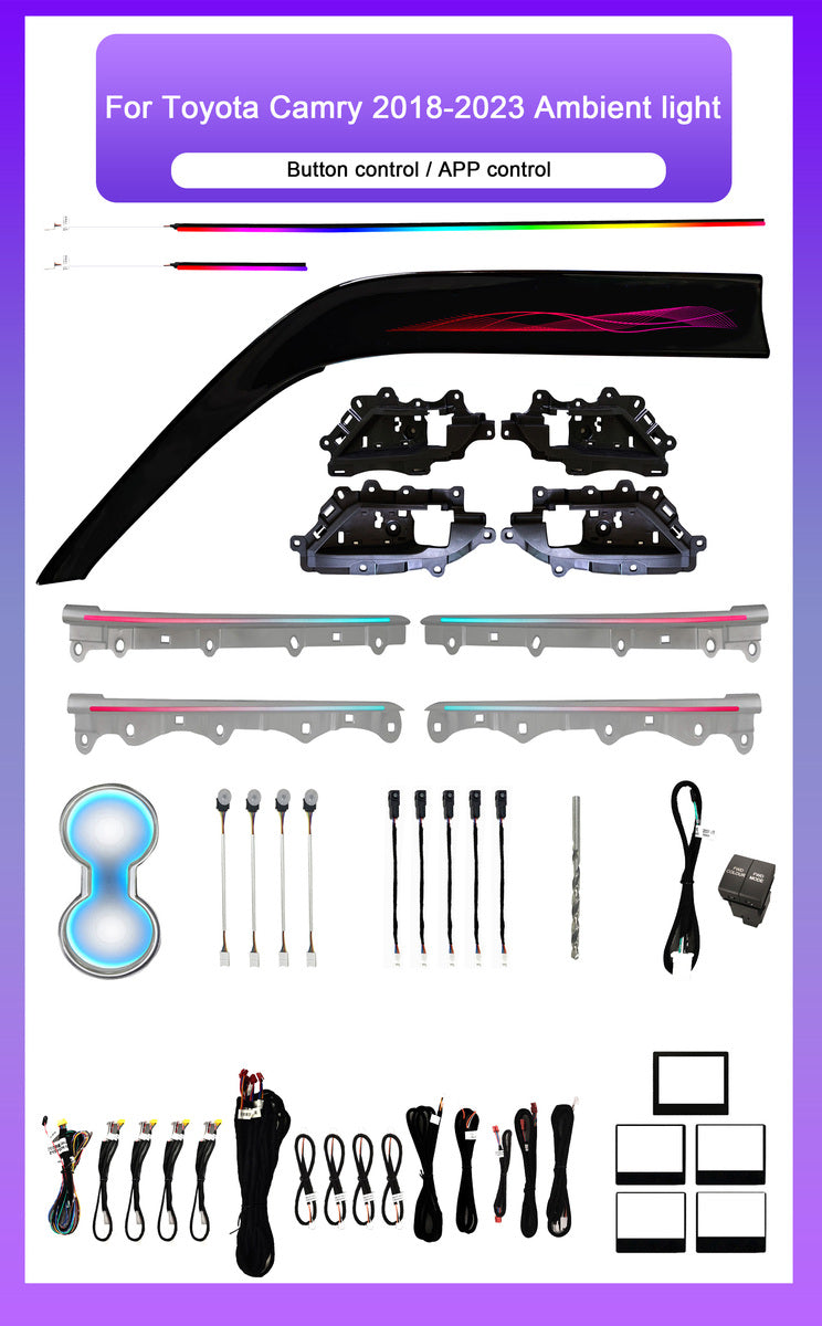 Toyota Camry 8th 2018-2023 Ambient Lighting